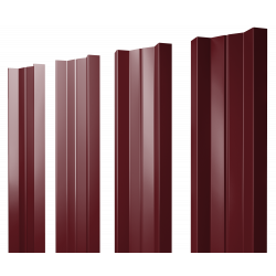 Штакетник М-образный 0.5 Satin RAL 3005 Штакетник М-образный 0.5 Satin RAL 3005